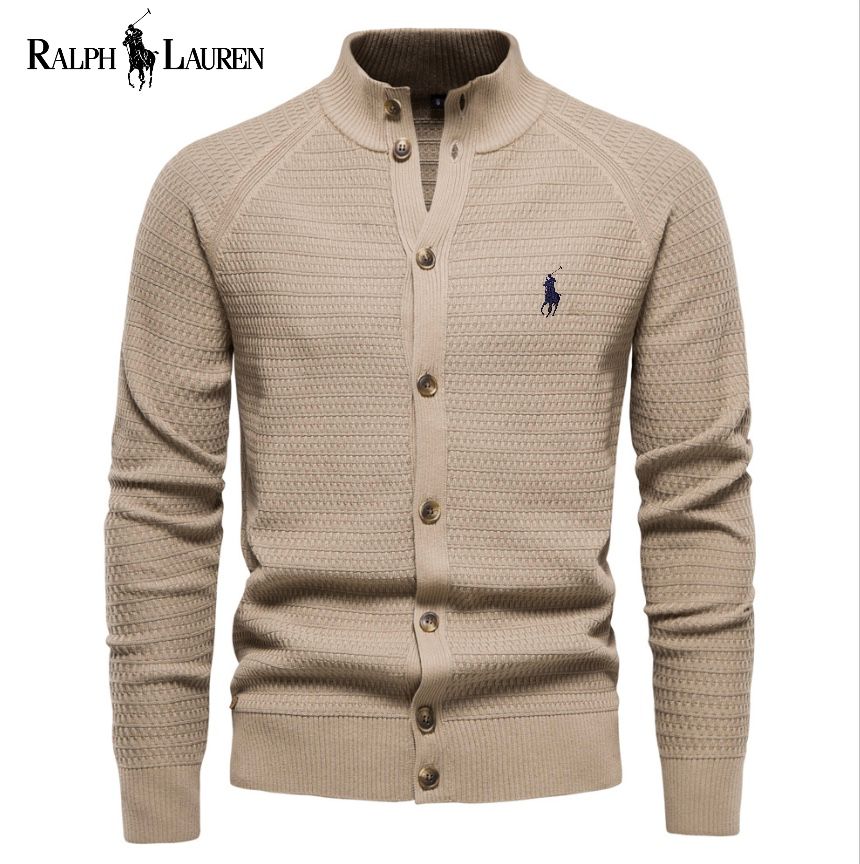 R&L - Klassische Strickjacke mit Knöpfen