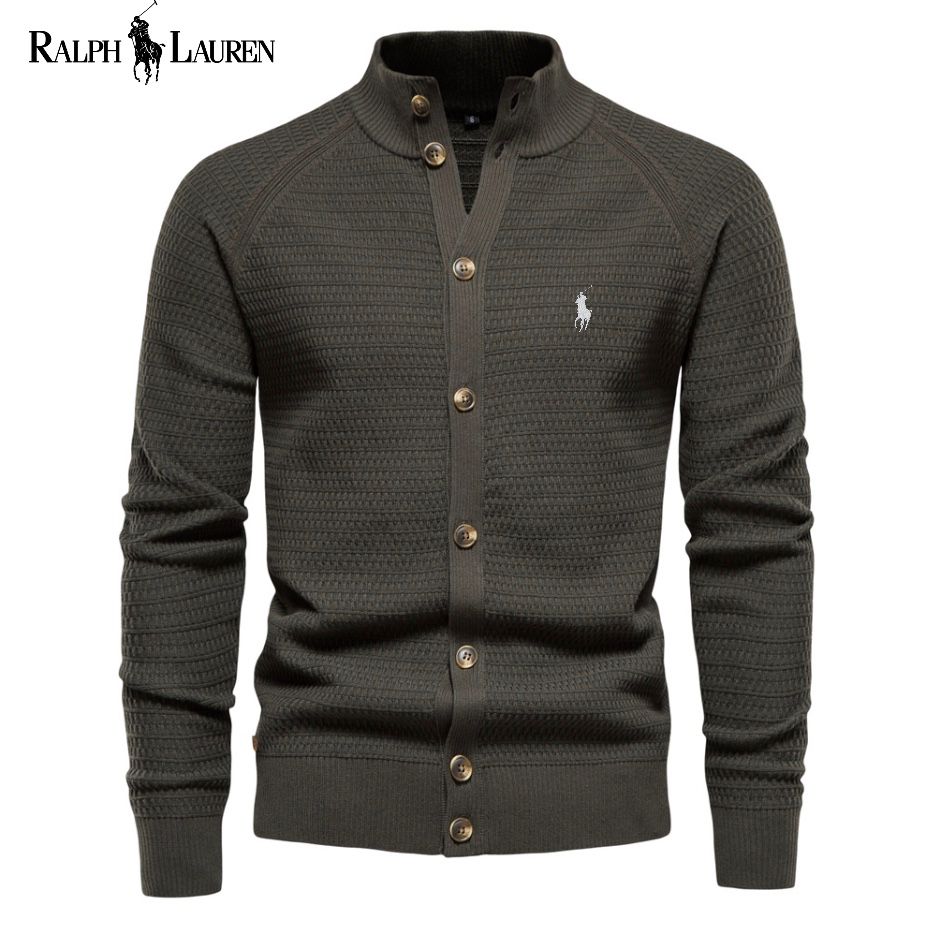 R&L - Klassische Strickjacke mit Knöpfen