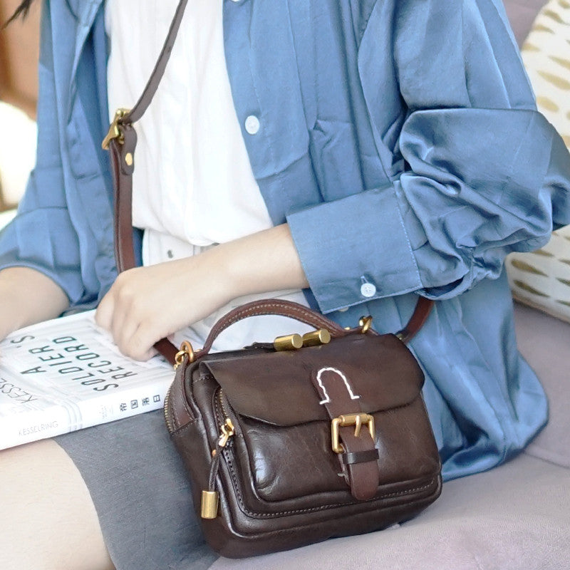 Bessie - Sac À Main De Luxe En Cuir Naturel - Beryleo
