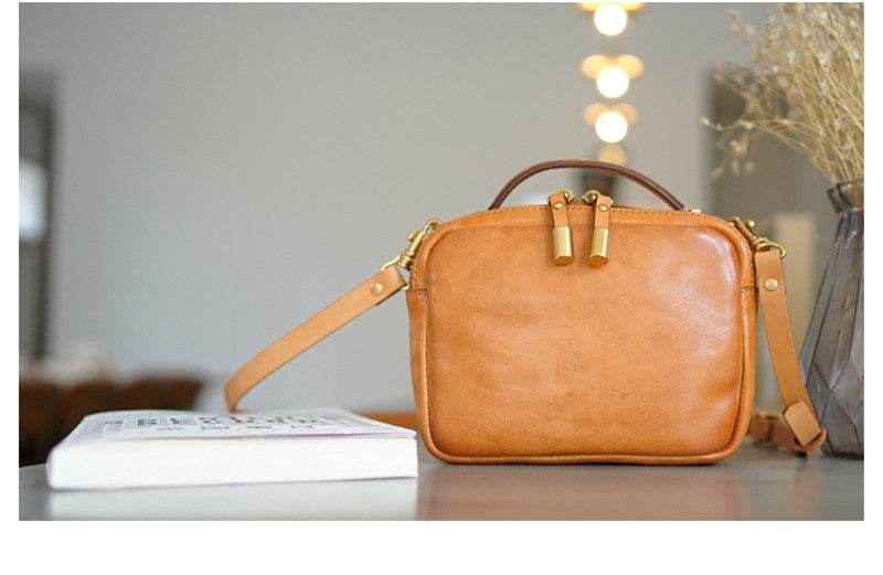 Bessie - Sac À Main De Luxe En Cuir Naturel - Beryleo