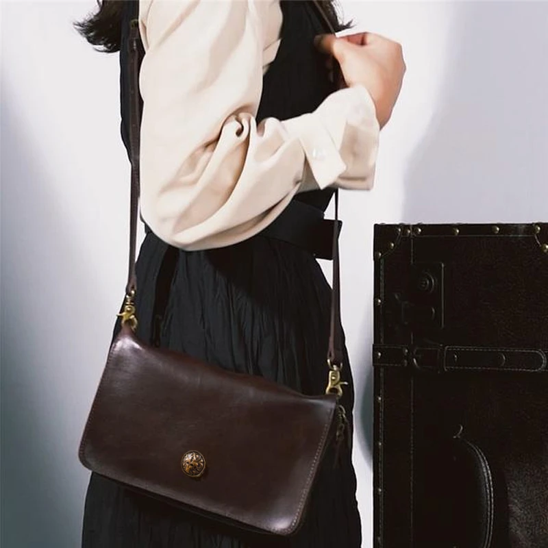 Vintage Tasche aus echtem Leder - TimelessBag