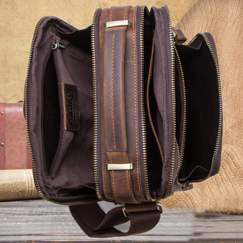 ClassicBag - Sac multifonction en cuir véritable - Beryleo
