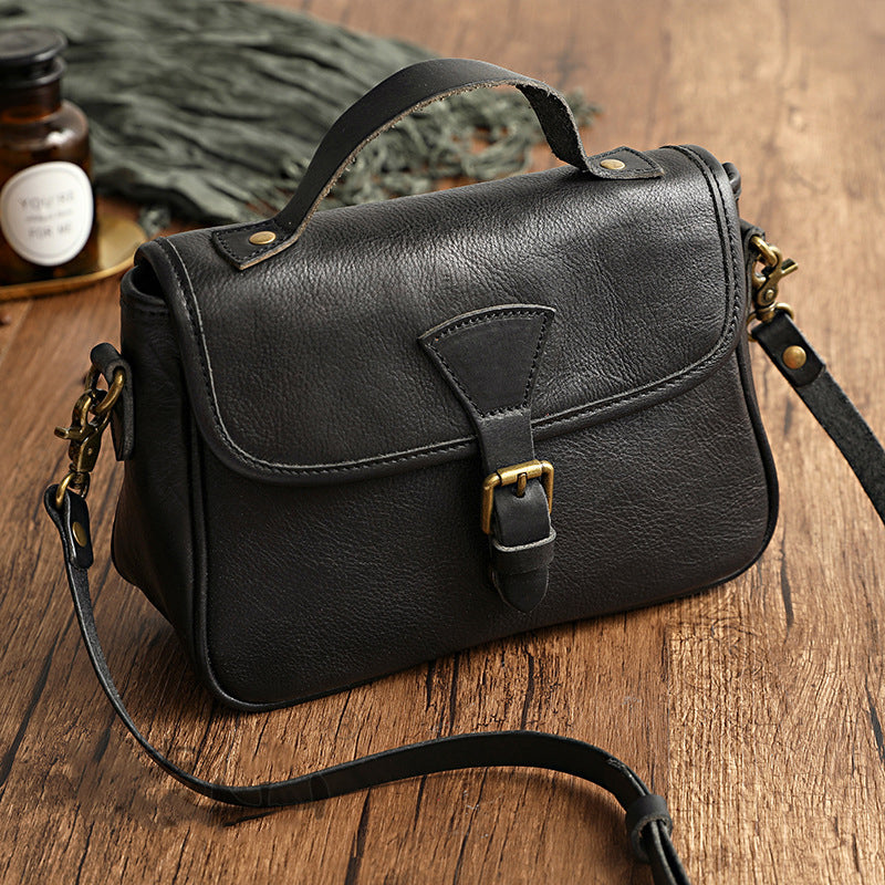 CleverBag - Sac vintage en véritable cuir - Beryleo