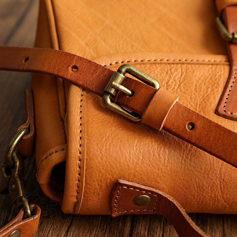 CleverBag - Sac vintage en véritable cuir - Beryleo