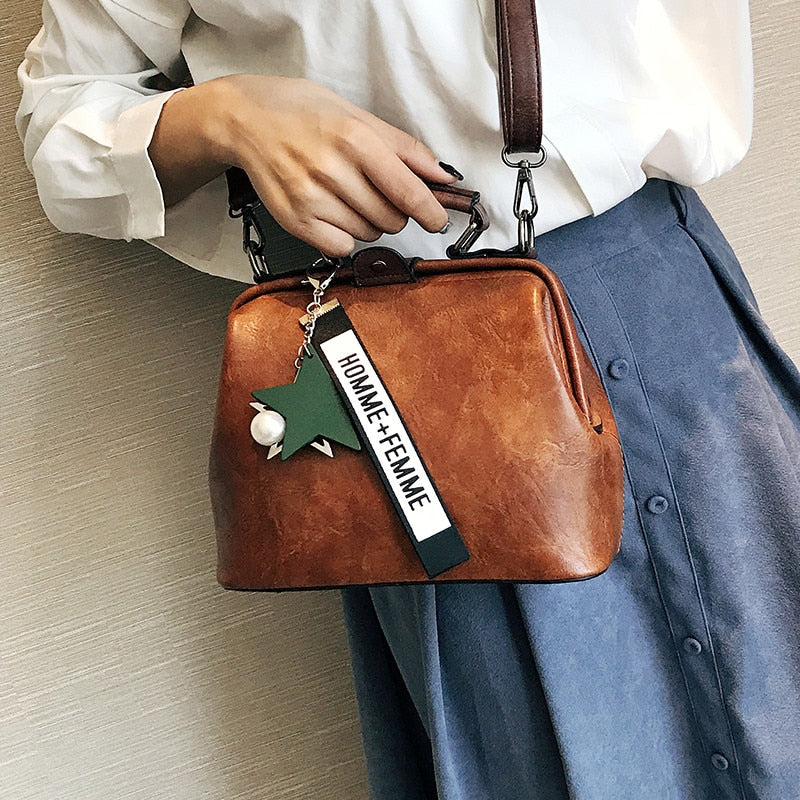 CountryBag - Sac vintage en cuir vegan - Beryleo