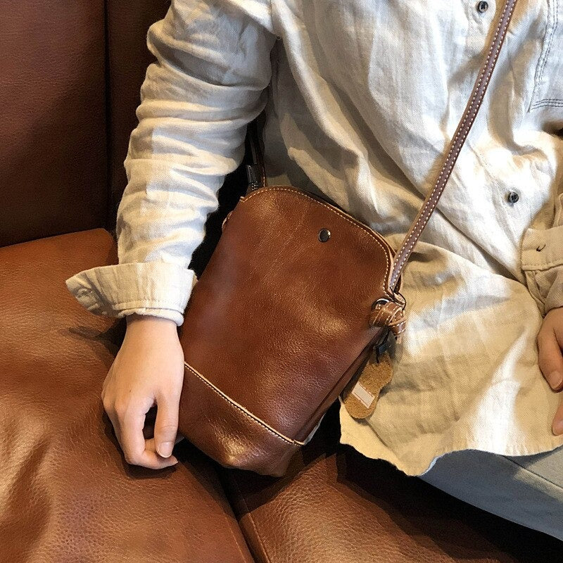LeanBag - Sac Vintage en cuir - Beryleo