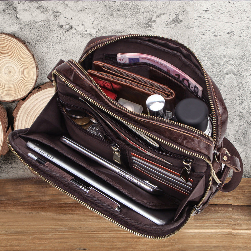Vintage Sac en cuir - Hom Bag - Beryleo