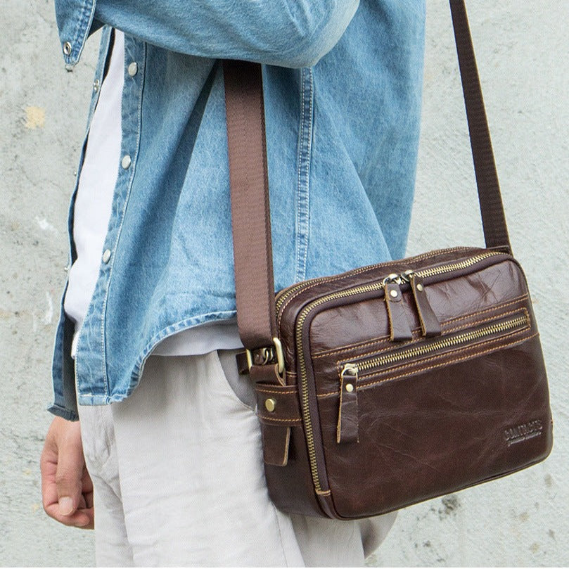 Vintage Sac en cuir - Hom Bag - Beryleo