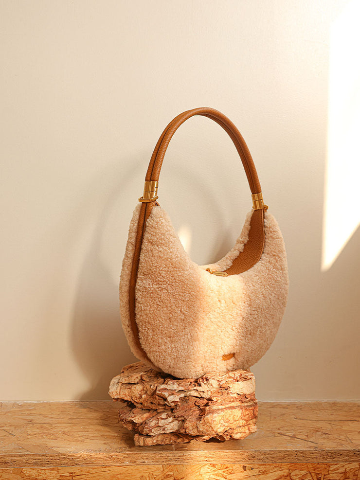 Sac Luna en mouton shearling