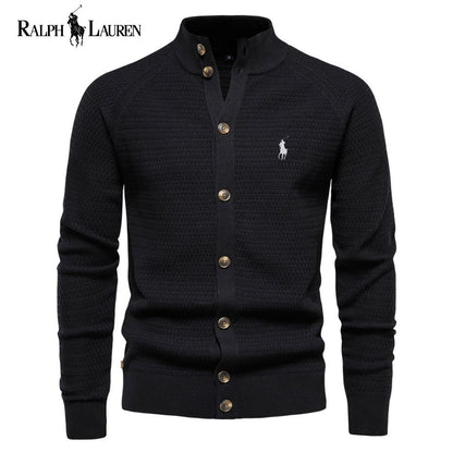 R&amp;L - Klassische Strickjacke mit Knöpfen