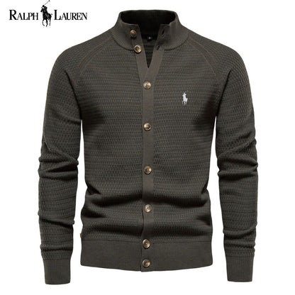 R&amp;L - Klassische Strickjacke mit Knöpfen