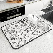 KitchenMat™ - Tapis de séchage décoratif pour la cuisine - Beryleo