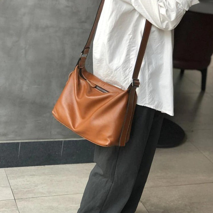 LaggyBag - Sac vintage en véritable cuir - Beryleo