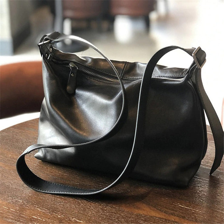 LaggyBag - Sac vintage en véritable cuir - Beryleo