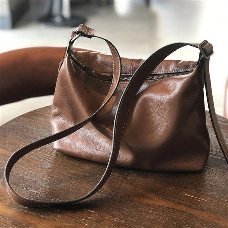 LaggyBag - Sac vintage en véritable cuir - Beryleo