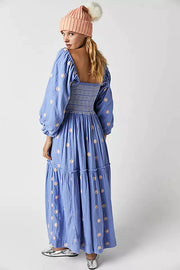 Robe bohème à manches bouffantes - Chloé® Paris