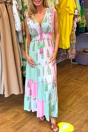 Robe longue multicolore à imprimé bohémien vintage - Chloé® Paris