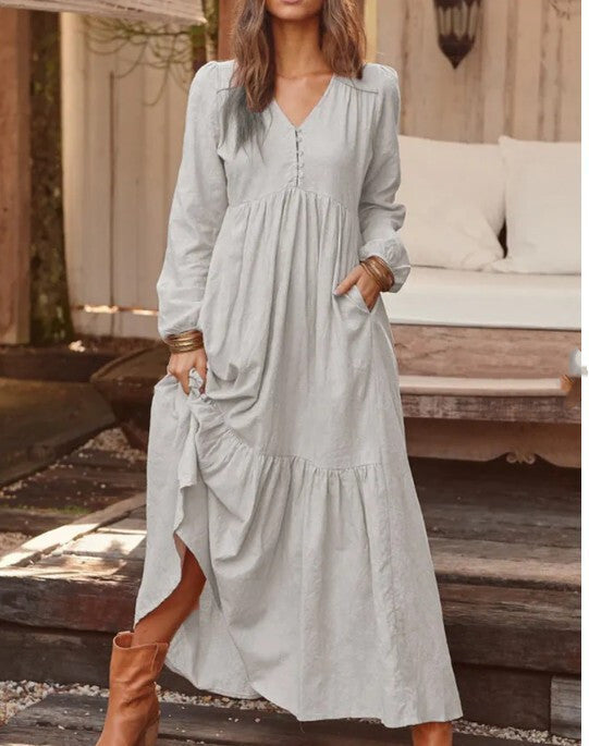 Robe Longue Sarah - Chloé® Paris