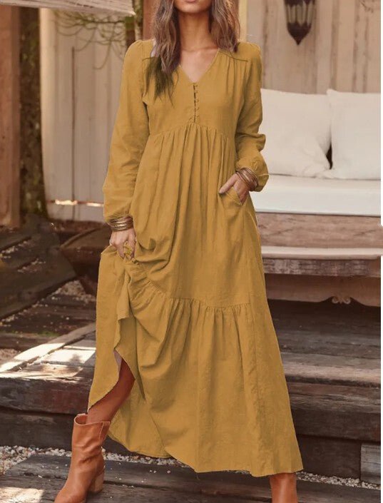 Robe Longue Sarah - Chloé® Paris