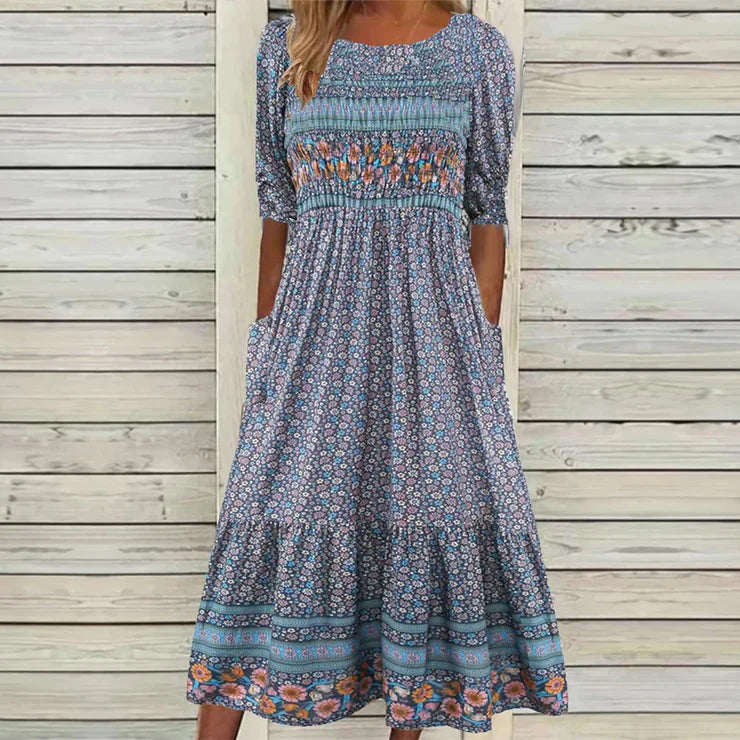 Robe midi à fleurs boho - Chloé® Paris