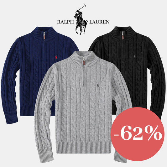 R&amp;L - Kaschmir-Zopfpullover