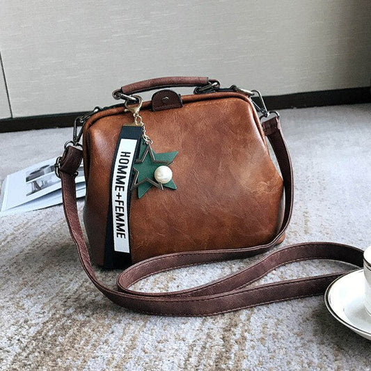CountryBag - Sac vintage en cuir vegan - Beryleo