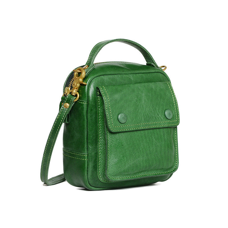 PocketBag - Sac vintage en véritable cuir - Beryleo