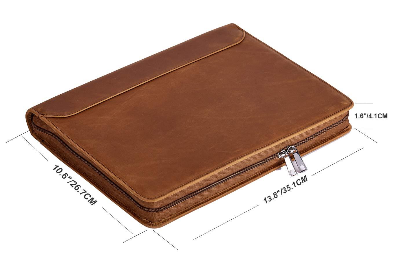 PortfolioBag - Sac vintage en véritable cuir - Beryleo