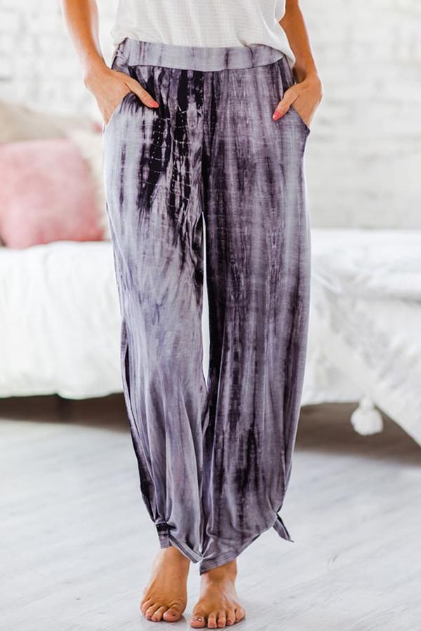 Tie-dye - Pantalon large en cotton premium avec poches ultra-confortable - Beryleo