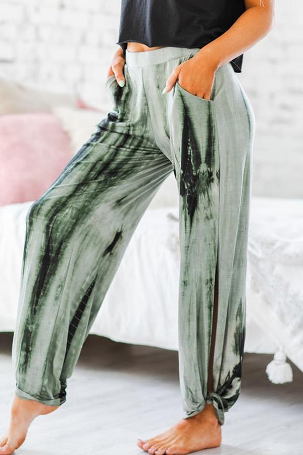 Tie-dye - Pantalon large en cotton premium avec poches ultra-confortable - Beryleo