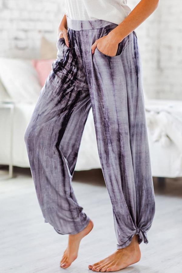 Tie-dye - Pantalon large en cotton premium avec poches ultra-confortable - Beryleo