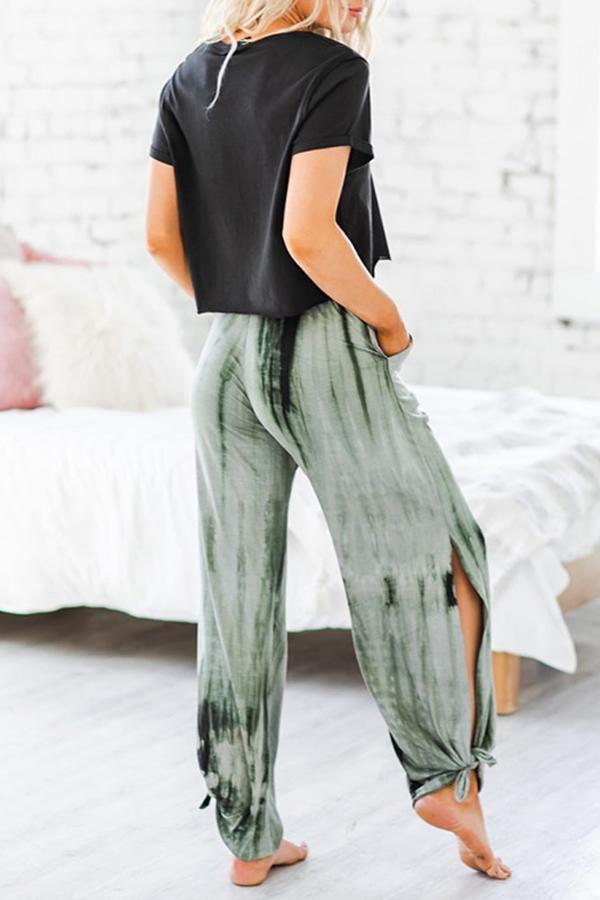 Tie-dye - Pantalon large en cotton premium avec poches ultra-confortable - Beryleo