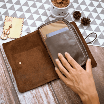 Vintage Tasche aus echtem Leder - TimelessBag 