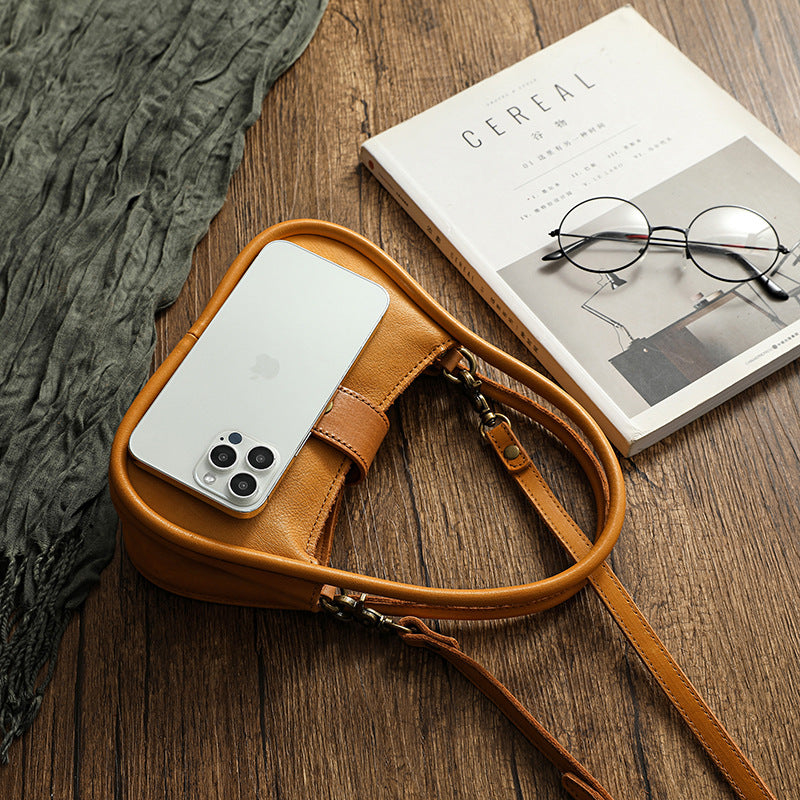 Vanity Bag - Mini version - Vintage sac en cuir - Beryleo
