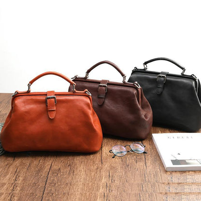 Vintage Sac en cuir - VanityBag Large Édition - Beryleo