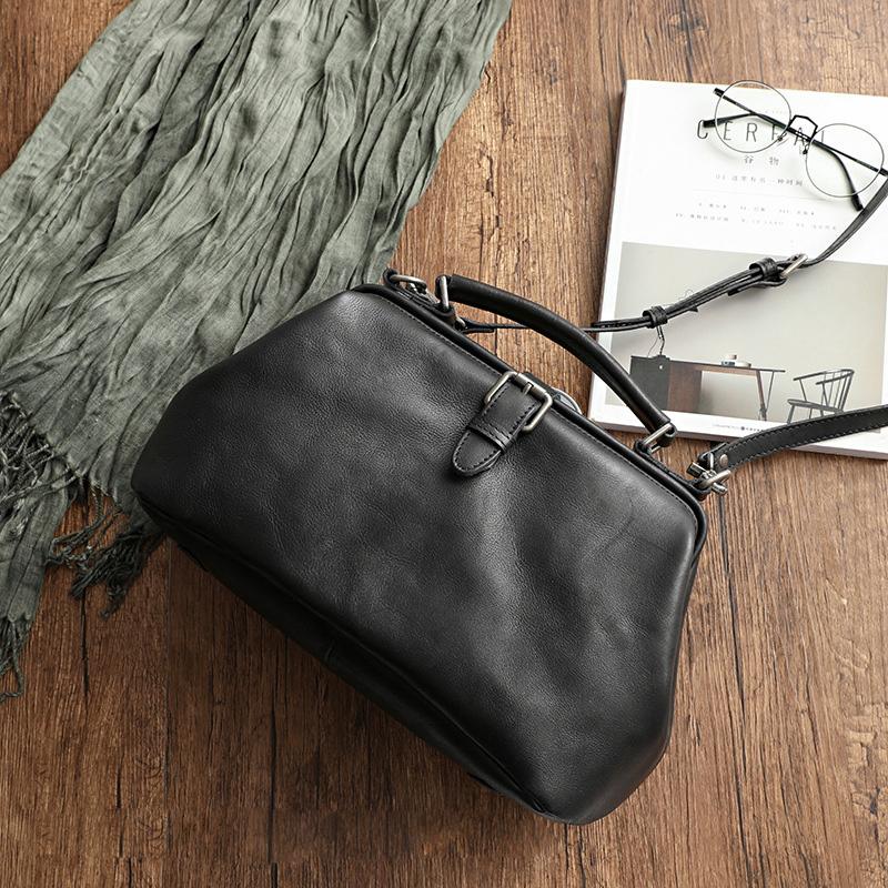 Vintage Sac en cuir - VanityBag Large Édition - Beryleo